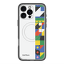 スリムプロテクションプレミアムケース with MagSafe［ Mod Deco - オリジナル - 幾何学模様/B ］