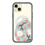 スリムプロテクションプレミアムケース with MagSafe［ Mod Deco - オリジナル - フラワー/D ］