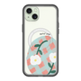 スリムプロテクションプレミアムケース with MagSafe［ Mod Deco - オリジナル - フラワー/D ］