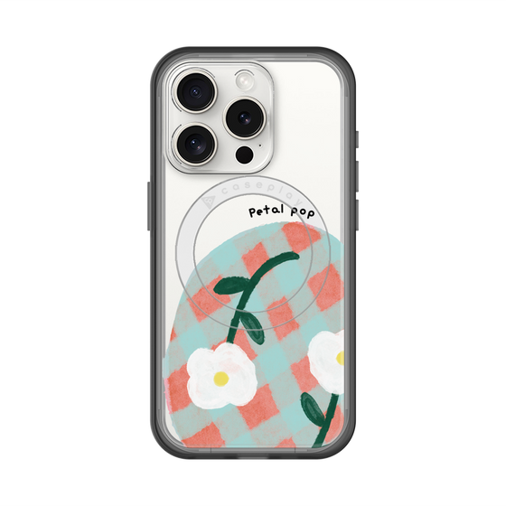 スリムプロテクションプレミアムケース with MagSafe［ Mod Deco - オリジナル - フラワー/D ］