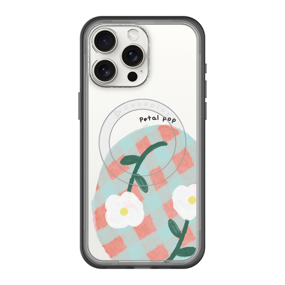 スリムプロテクションプレミアムケース with MagSafe［ Mod Deco - オリジナル - フラワー/D ］