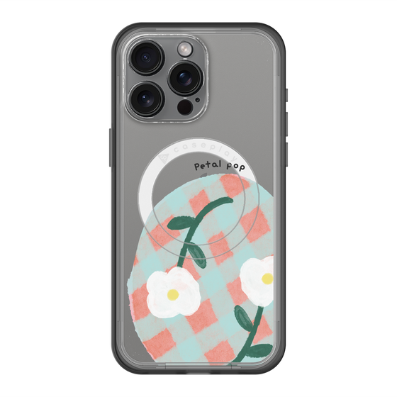 スリムプロテクションプレミアムケース with MagSafe［ Mod Deco - オリジナル - フラワー/D ］