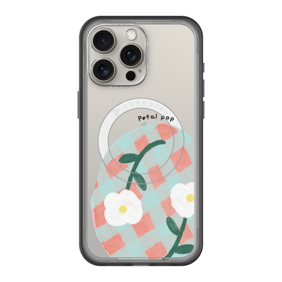 スリムプロテクションプレミアムケース with MagSafe［ Mod Deco - オリジナル - フラワー/D ］