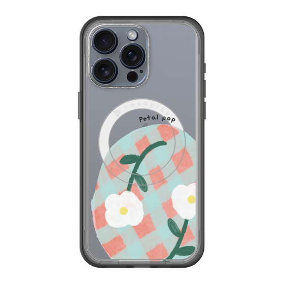 スリムプロテクションプレミアムケース with MagSafe［ Mod Deco - オリジナル - フラワー/D ］
