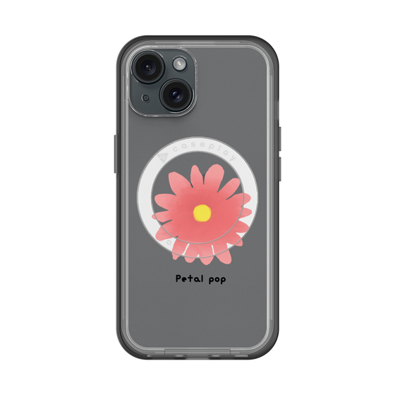 スリムプロテクションプレミアムケース with MagSafe［ Mod Deco - オリジナル - フラワー/E ］