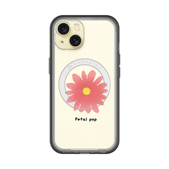 スリムプロテクションプレミアムケース with MagSafe［ Mod Deco - オリジナル - フラワー/E ］