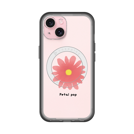 スリムプロテクションプレミアムケース with MagSafe［ Mod Deco - オリジナル - フラワー/E ］