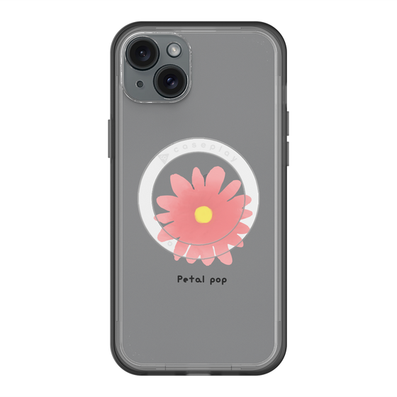 スリムプロテクションプレミアムケース with MagSafe［ Mod Deco - オリジナル - フラワー/E ］