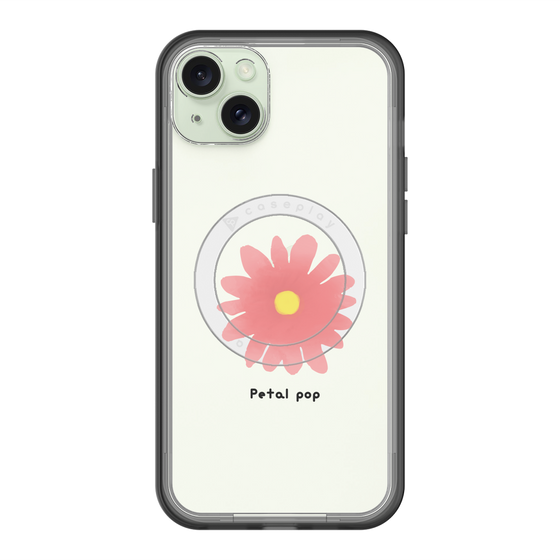 スリムプロテクションプレミアムケース with MagSafe［ Mod Deco - オリジナル - フラワー/E ］