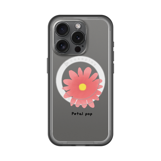 スリムプロテクションプレミアムケース with MagSafe［ Mod Deco - オリジナル - フラワー/E ］