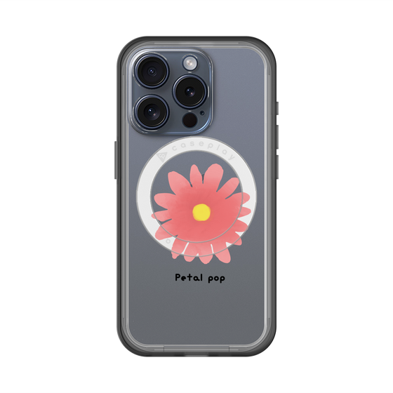 スリムプロテクションプレミアムケース with MagSafe［ Mod Deco - オリジナル - フラワー/E ］