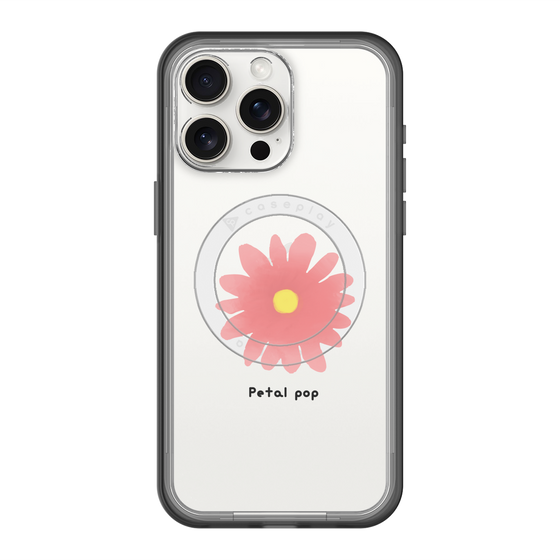 スリムプロテクションプレミアムケース with MagSafe［ Mod Deco - オリジナル - フラワー/E ］