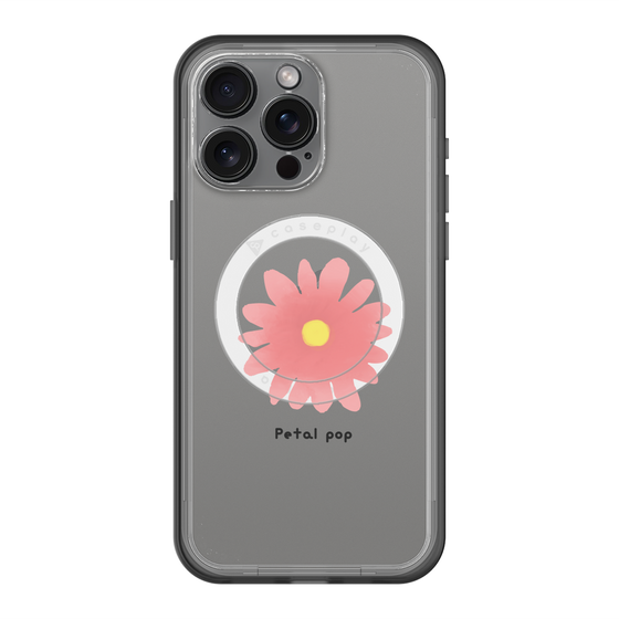 スリムプロテクションプレミアムケース with MagSafe［ Mod Deco - オリジナル - フラワー/E ］