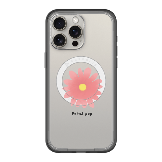 スリムプロテクションプレミアムケース with MagSafe［ Mod Deco - オリジナル - フラワー/E ］