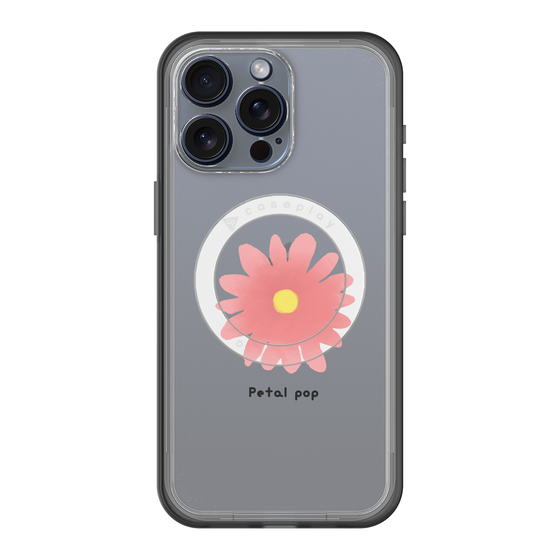 スリムプロテクションプレミアムケース with MagSafe［ Mod Deco - オリジナル - フラワー/E ］