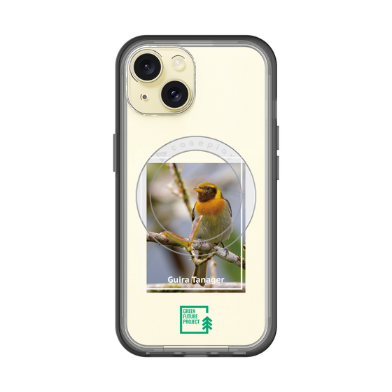 スリムプロテクションプレミアムケース with MagSafe［ Green Future Project - Guira Tanager ］