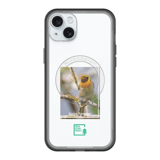 スリムプロテクションプレミアムケース with MagSafe［ Green Future Project - Guira Tanager ］