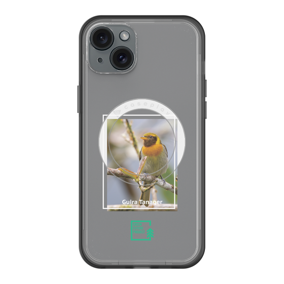 スリムプロテクションプレミアムケース with MagSafe［ Green Future Project - Guira Tanager ］