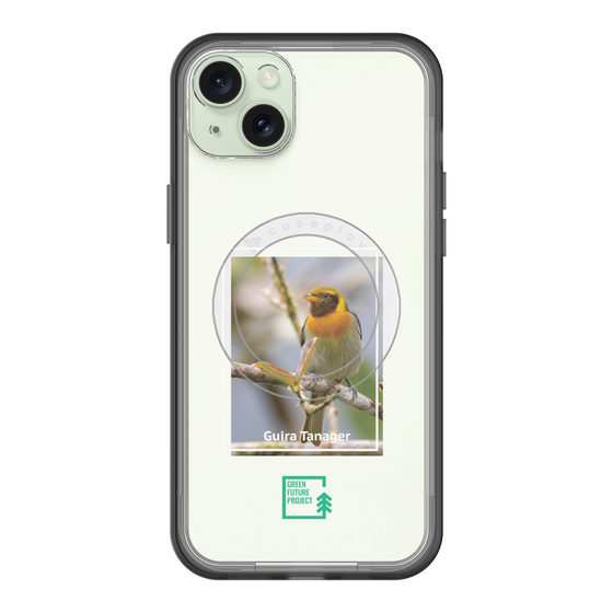 スリムプロテクションプレミアムケース with MagSafe［ Green Future Project - Guira Tanager ］
