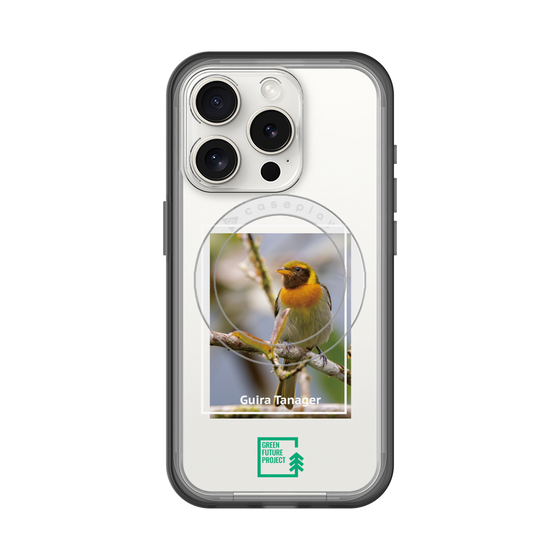 スリムプロテクションプレミアムケース with MagSafe［ Green Future Project - Guira Tanager ］