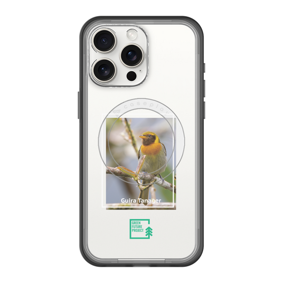スリムプロテクションプレミアムケース with MagSafe［ Green Future Project - Guira Tanager ］
