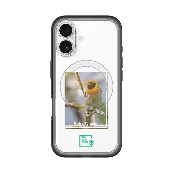 スリムプロテクションプレミアムケース with MagSafe［ Green Future Project - Guira Tanager ］