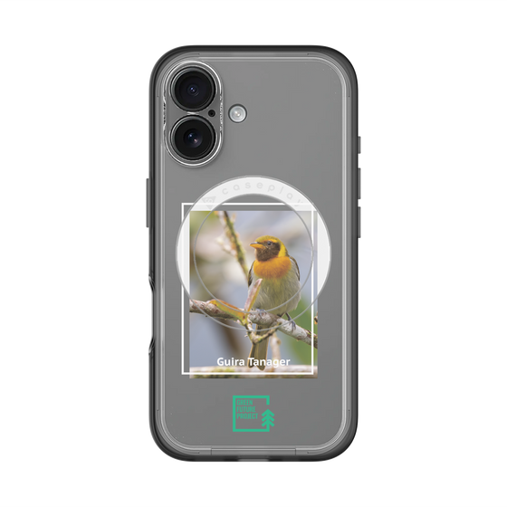 スリムプロテクションプレミアムケース with MagSafe［ Green Future Project - Guira Tanager ］