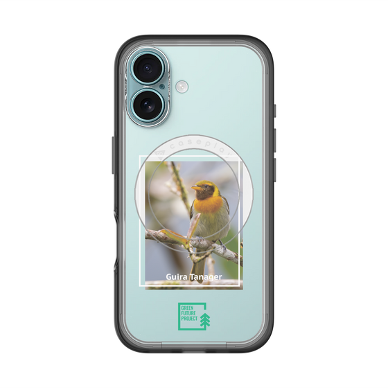 スリムプロテクションプレミアムケース with MagSafe［ Green Future Project - Guira Tanager ］