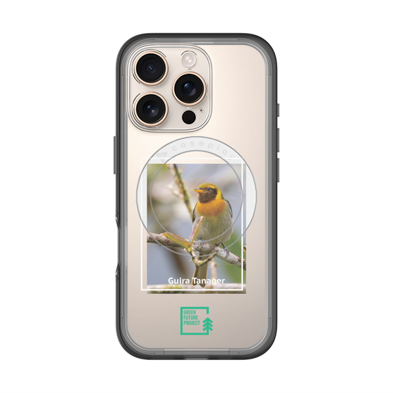 スリムプロテクションプレミアムケース with MagSafe［ Green Future Project - Guira Tanager ］