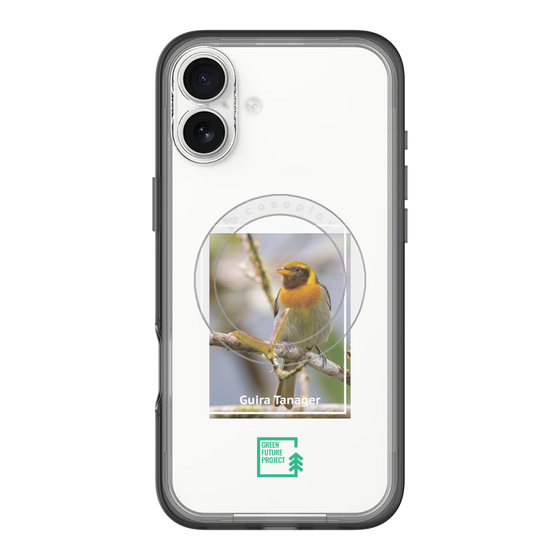 スリムプロテクションプレミアムケース with MagSafe［ Green Future Project - Guira Tanager ］