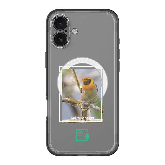 スリムプロテクションプレミアムケース with MagSafe［ Green Future Project - Guira Tanager ］