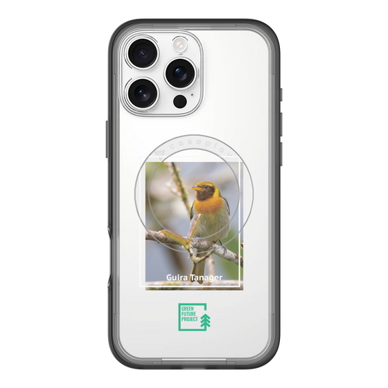 スリムプロテクションプレミアムケース with MagSafe［ Green Future Project - Guira Tanager ］