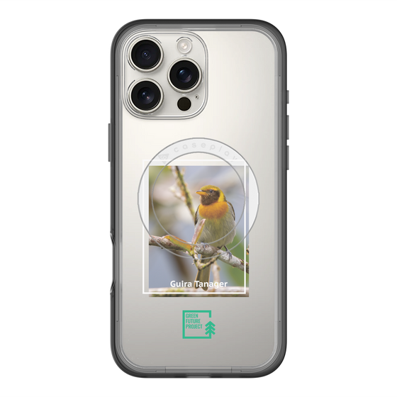 スリムプロテクションプレミアムケース with MagSafe［ Green Future Project - Guira Tanager ］