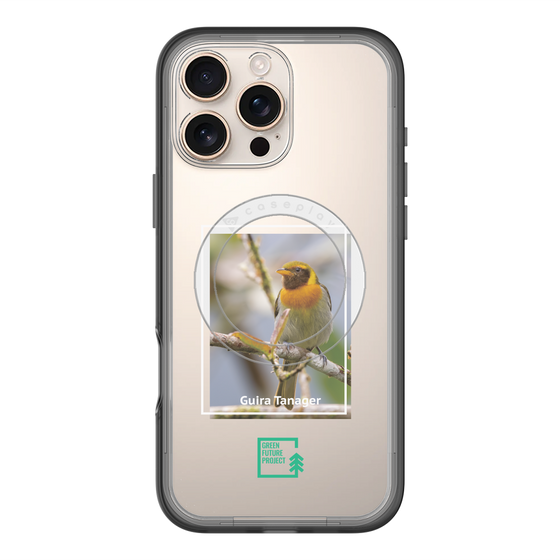 スリムプロテクションプレミアムケース with MagSafe［ Green Future Project - Guira Tanager ］