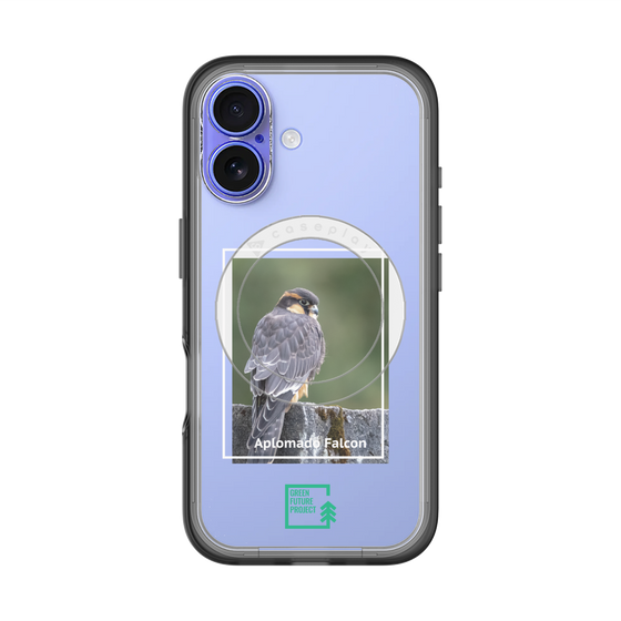 スリムプロテクションプレミアムケース with MagSafe［ Green Future Project - Aplomado Falcon ］