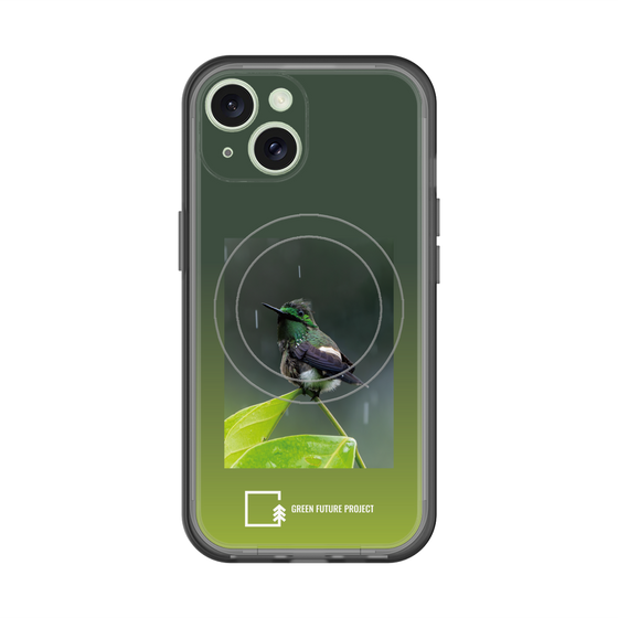 スリムプロテクションプレミアムケース with MagSafe［ Green Future Project - Butterfly Coquette ］