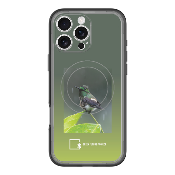 スリムプロテクションプレミアムケース with MagSafe［ Green Future Project - Butterfly Coquette ］