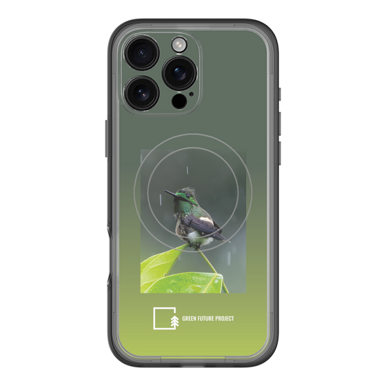 スリムプロテクションプレミアムケース with MagSafe［ Green Future Project - Butterfly Coquette ］