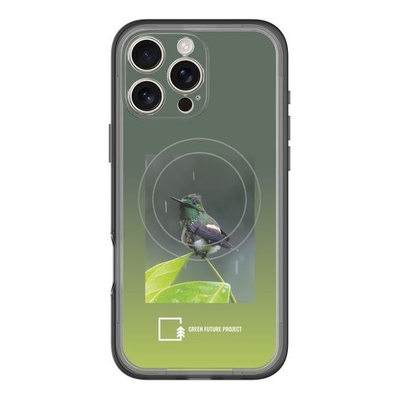 スリムプロテクションプレミアムケース with MagSafe［ Green Future Project - Butterfly Coquette ］