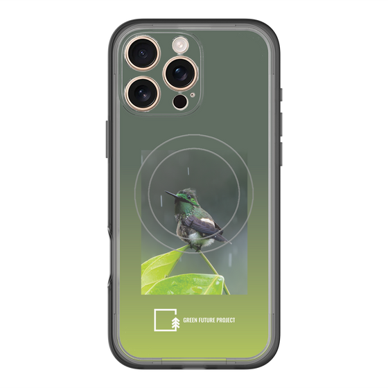 スリムプロテクションプレミアムケース with MagSafe［ Green Future Project - Butterfly Coquette ］