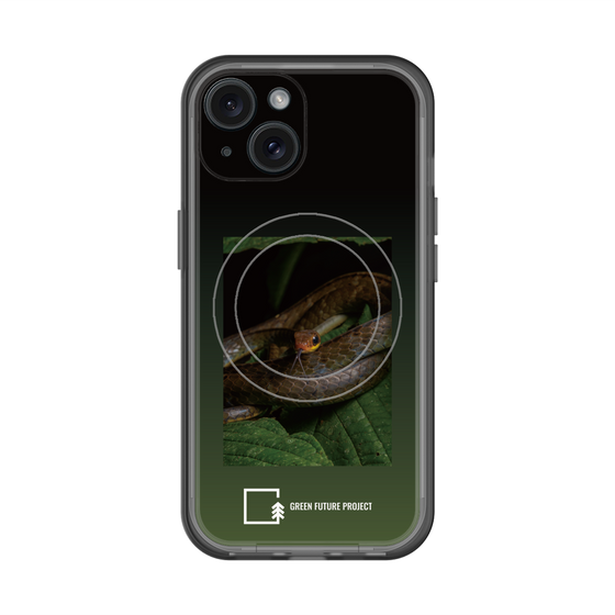 スリムプロテクションプレミアムケース with MagSafe［ Green Future Project - Chironius ］