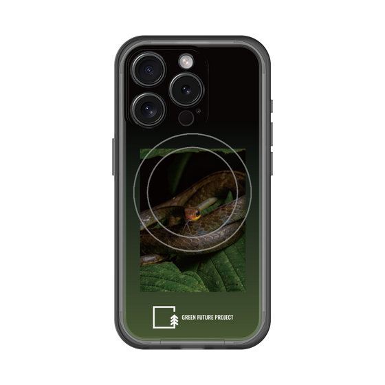 スリムプロテクションプレミアムケース with MagSafe［ Green Future Project - Chironius ］