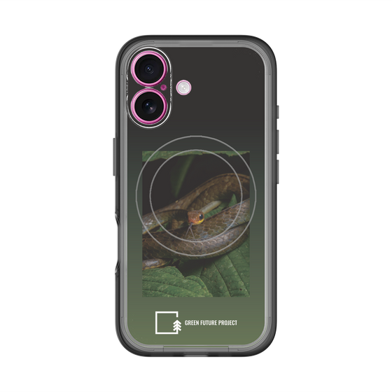 スリムプロテクションプレミアムケース with MagSafe［ Green Future Project - Chironius ］