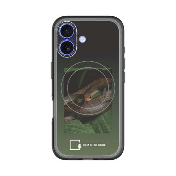 スリムプロテクションプレミアムケース with MagSafe［ Green Future Project - Chironius ］