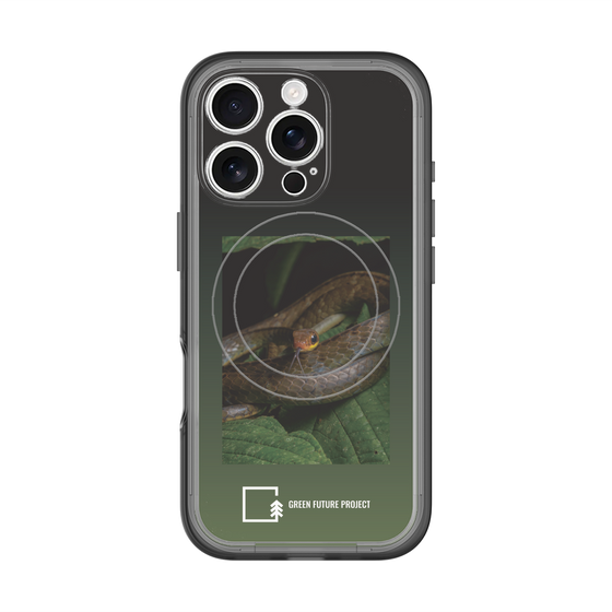 スリムプロテクションプレミアムケース with MagSafe［ Green Future Project - Chironius ］