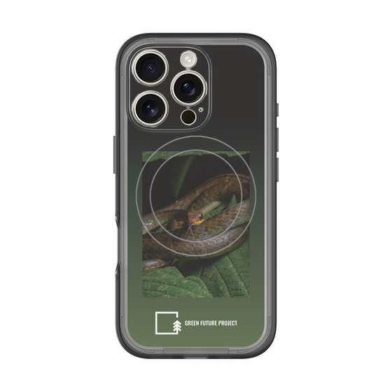 スリムプロテクションプレミアムケース with MagSafe［ Green Future Project - Chironius ］