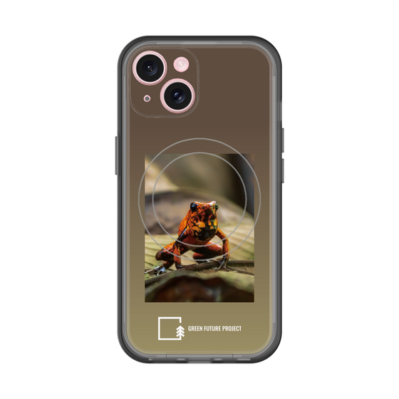 スリムプロテクションプレミアムケース with MagSafe［ Green Future Project - Poison-dart Frogs ］