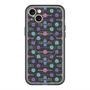 スリムプロテクションプレミアムケース with MagSafe［ LANVIN en Bleu - Flower pattern ］
