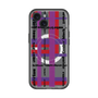 スリムプロテクションプレミアムケース with MagSafe［ LANVIN en Bleu - Plaid ］