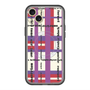 スリムプロテクションプレミアムケース with MagSafe［ LANVIN en Bleu - Plaid ］